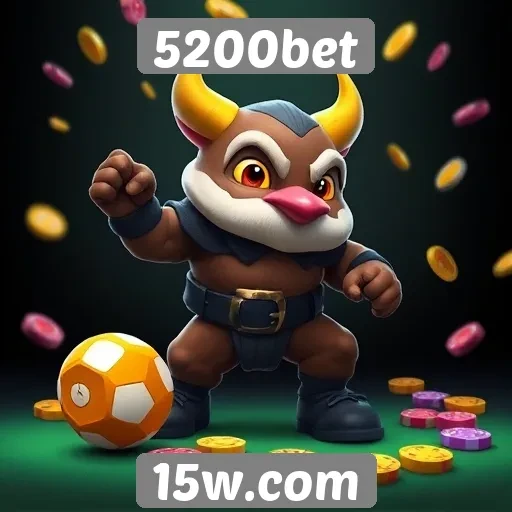 Variedade de jogos disponíveis na plataforma 5200bet